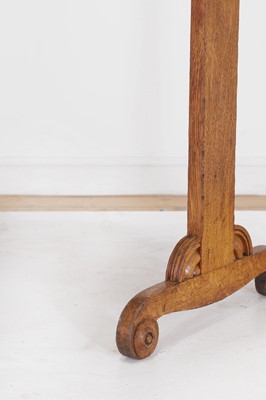 Lot 67 - A Victorian golden oak side table