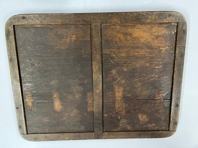Lot 33 - A collection of oak and mahogany trays