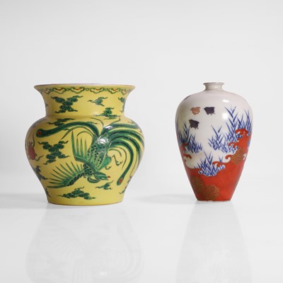 Lot 27 - Two pieces of Japanese Fukagawa ware