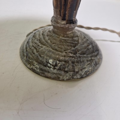 Lot 61 - A Daum 'Winter Landscape' lamp