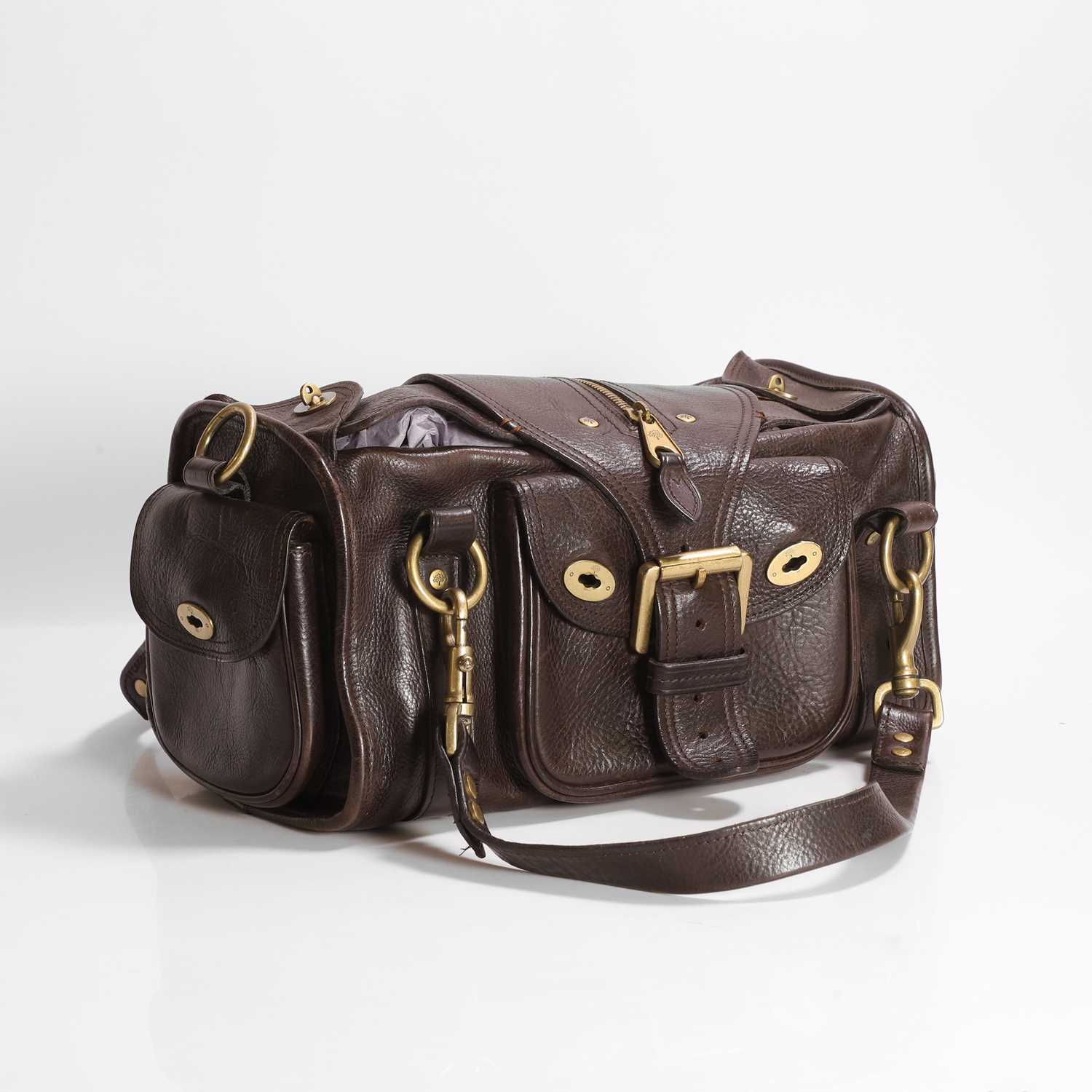 Lot 458 - A Mulberry brown leather Alana bag