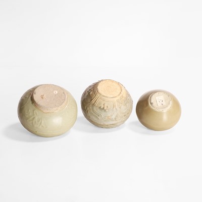 Lot 78 - A collection of Chinese celadon jarlets