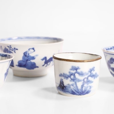 Lot 6 - A collection of Chinese blue and white teacups