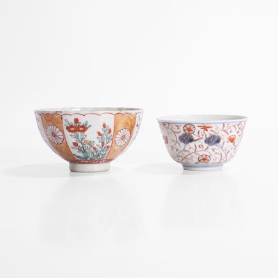Lot 101 - Two pairs of Chinese export cups and saucers