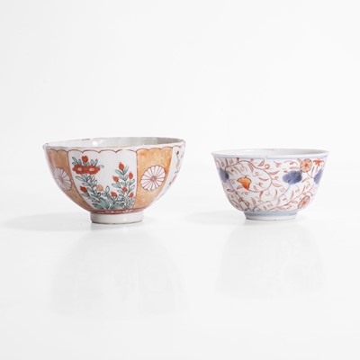 Lot 101 - Two pairs of Chinese export cups and saucers