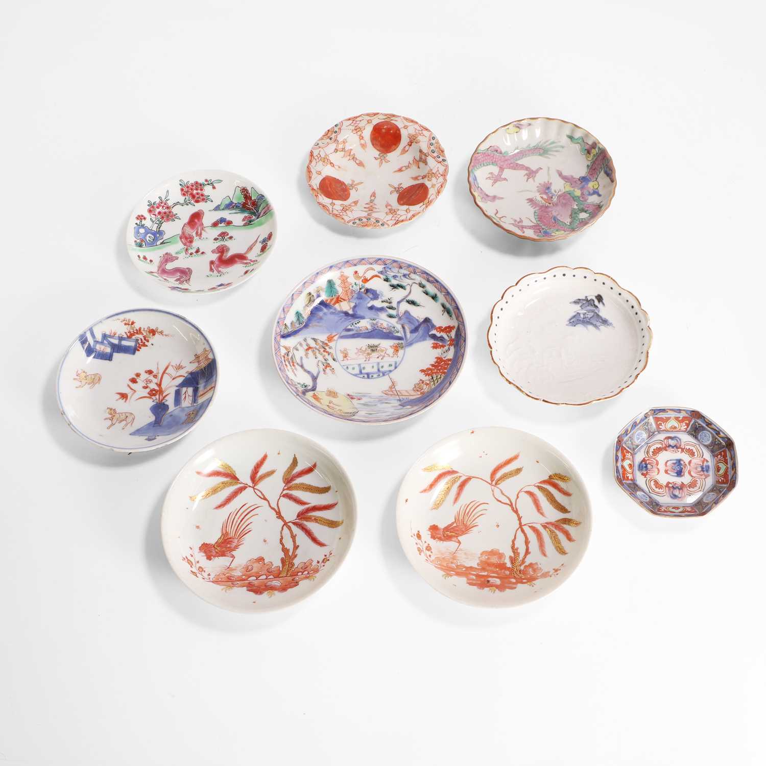 Lot 92 - A collection of Chinese and Japanese saucers