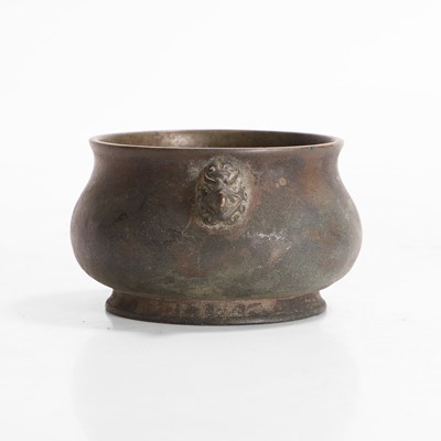 Lot 144 - A Chinese bronze incense burner