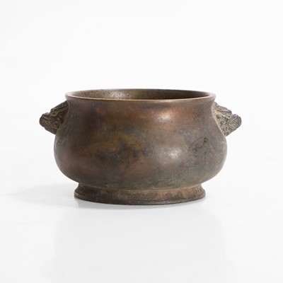 Lot 144 - A Chinese bronze incense burner