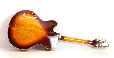 Lot 479 - An Aria Pro II FA-70 semi-acoustic guitar