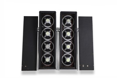 Lot 20 - A pair of Vox LS40 4 x 10 PA speaker cabinets
