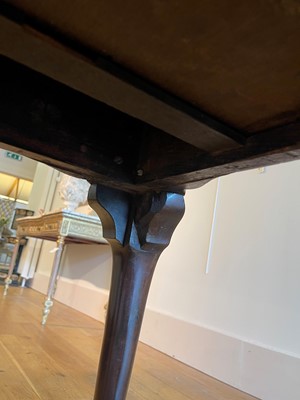 Lot 345 - A mahogany and marquetry card table