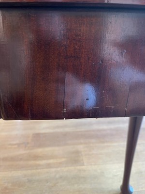 Lot 345 - A mahogany and marquetry card table