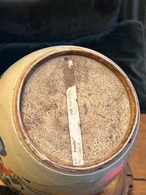Lot 52 - A Chinese famille rose ginger jar