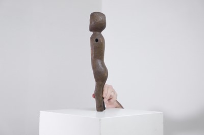 Lot 314 - A carved oak doll