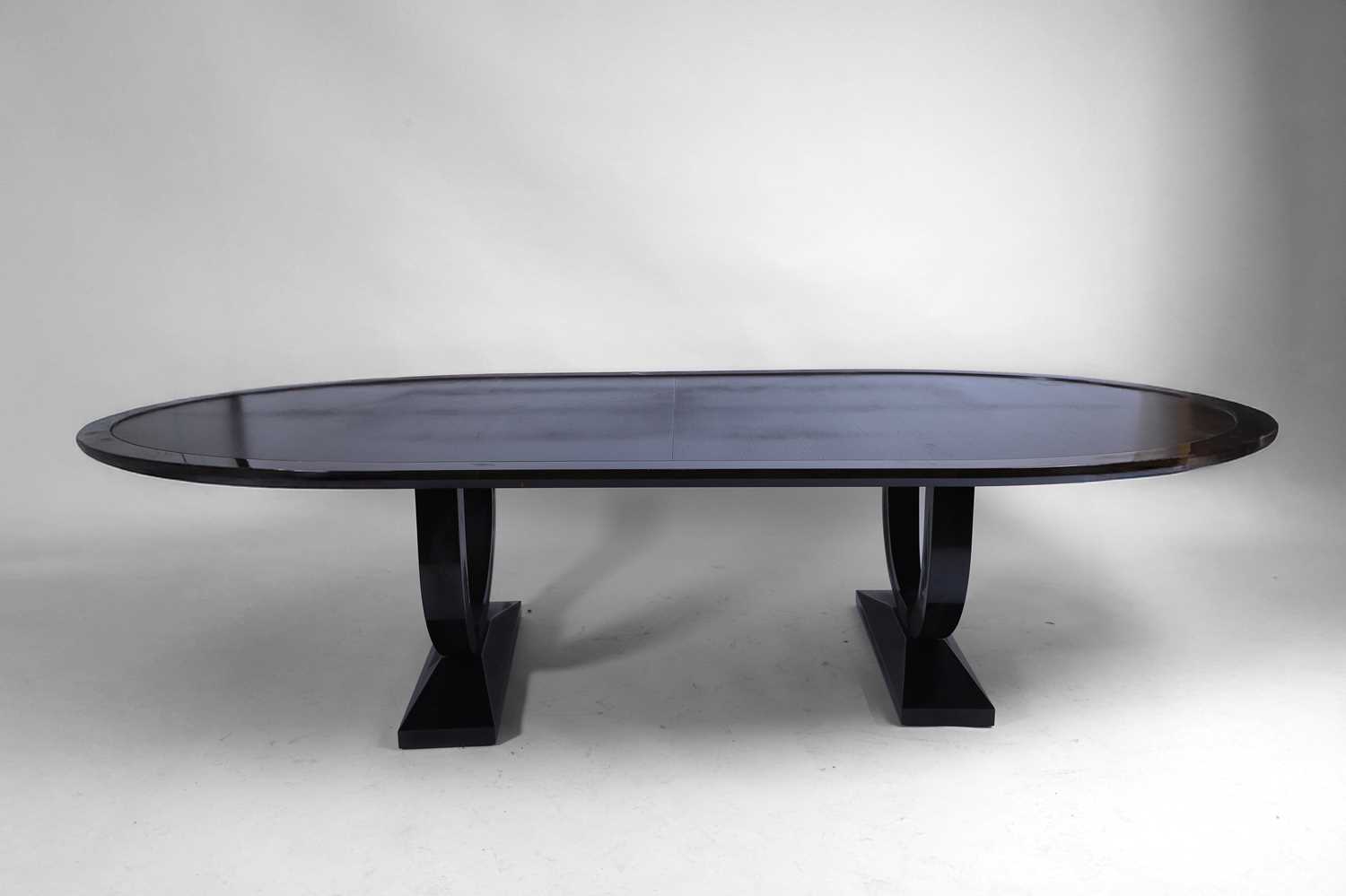Lot 503 - A contemporary ‘Art Deco’ style dining table