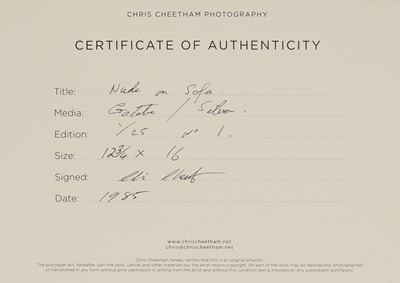 Lot 305 - Chris Cheetham (b.1951)