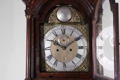 Lot 201 - A George I walnut longcase clock