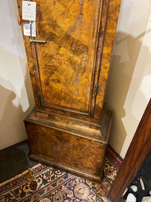 Lot 201 - A George I walnut longcase clock