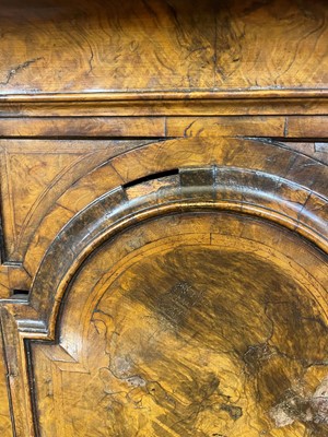 Lot 201 - A George I walnut longcase clock