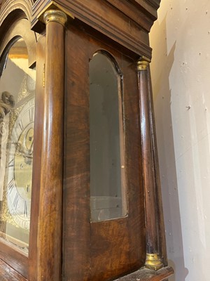 Lot 201 - A George I walnut longcase clock