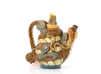 Lot 108 - A C H Brannam Pottery teapot