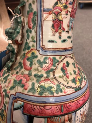 Lot 97 - A Chinese famille rose vase