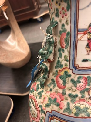 Lot 97 - A Chinese famille rose vase