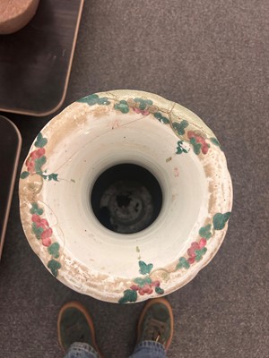 Lot 97 - A Chinese famille rose vase