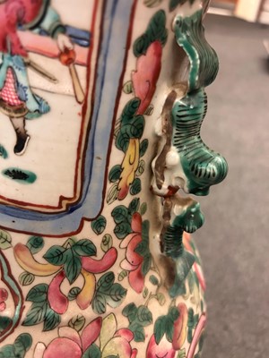 Lot 97 - A Chinese famille rose vase