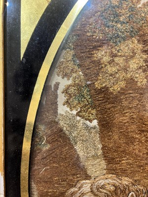 Lot 304 - A Regency silkwork picture