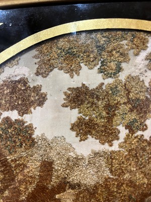 Lot 304 - A Regency silkwork picture