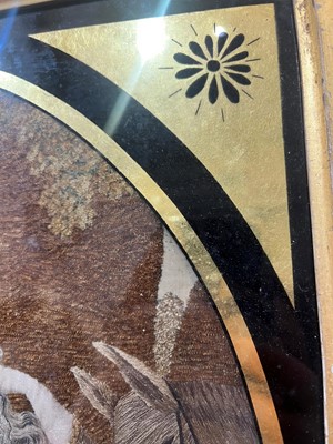 Lot 304 - A Regency silkwork picture