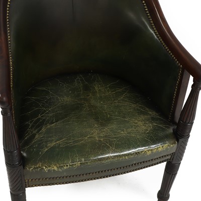 Lot 57 - A Regency mahogany library chair