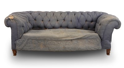 Lot 545A - A small Victorian button-upholstered Chesterfield sofa