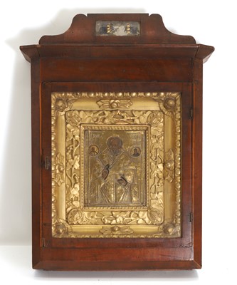 Lot 333A - An icon of St Nicholas