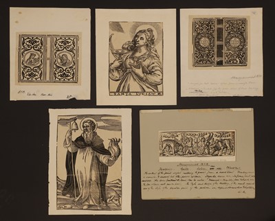Lot 321 - A group of five prints