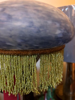 Lot 478 - A table lamp modelled as the 'Eiffel Tower'