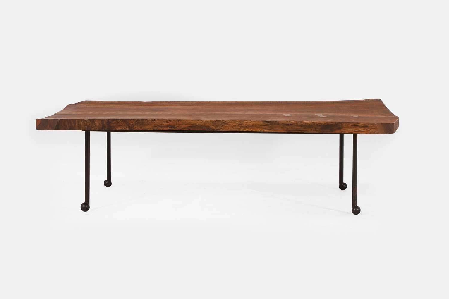 Lot 517 - A live-edge tree slice coffee table