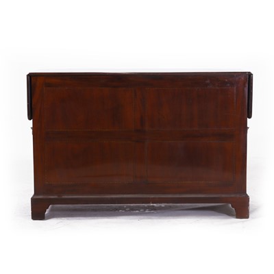 Lot 38 - A mahogany estate cupboard