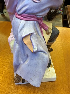 Lot 106 - A KPM Berlin porcelain monkey group