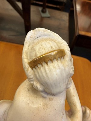 Lot 106 - A KPM Berlin porcelain monkey group