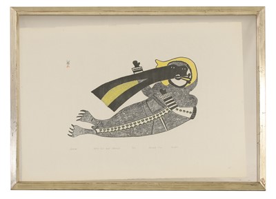 Lot 314 - A group of four prints by Canadian Inuit artists