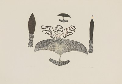 Lot 314 - A group of four prints by Canadian Inuit artists