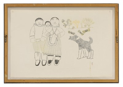 Lot 314 - A group of four prints by Canadian Inuit artists