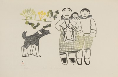 Lot 314 - A group of four prints by Canadian Inuit artists