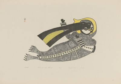 Lot 314 - A group of four prints by Canadian Inuit artists