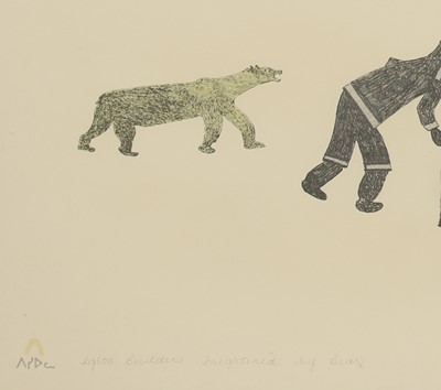 Lot 314 - A group of four prints by Canadian Inuit artists