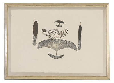 Lot 314 - A group of four prints by Canadian Inuit artists