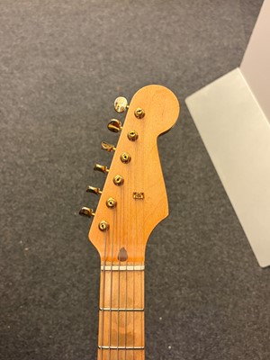 Lot 351 - A Fender Squier Stratocaster guitar