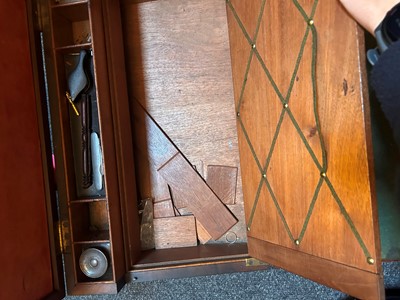 Lot 321 - A Victorian mahogany writing slope